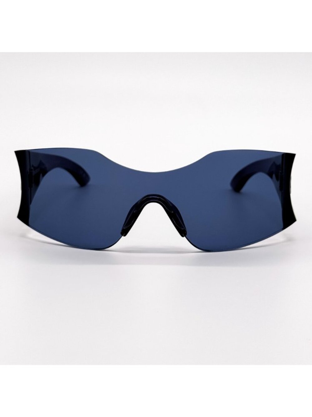 NEW BALENCIAGA BB0292S 002 SUNGLASSES BLUE UNISEX GEOMETRIC EYEWEAR BALENCIAGA - Picture 3 of 10